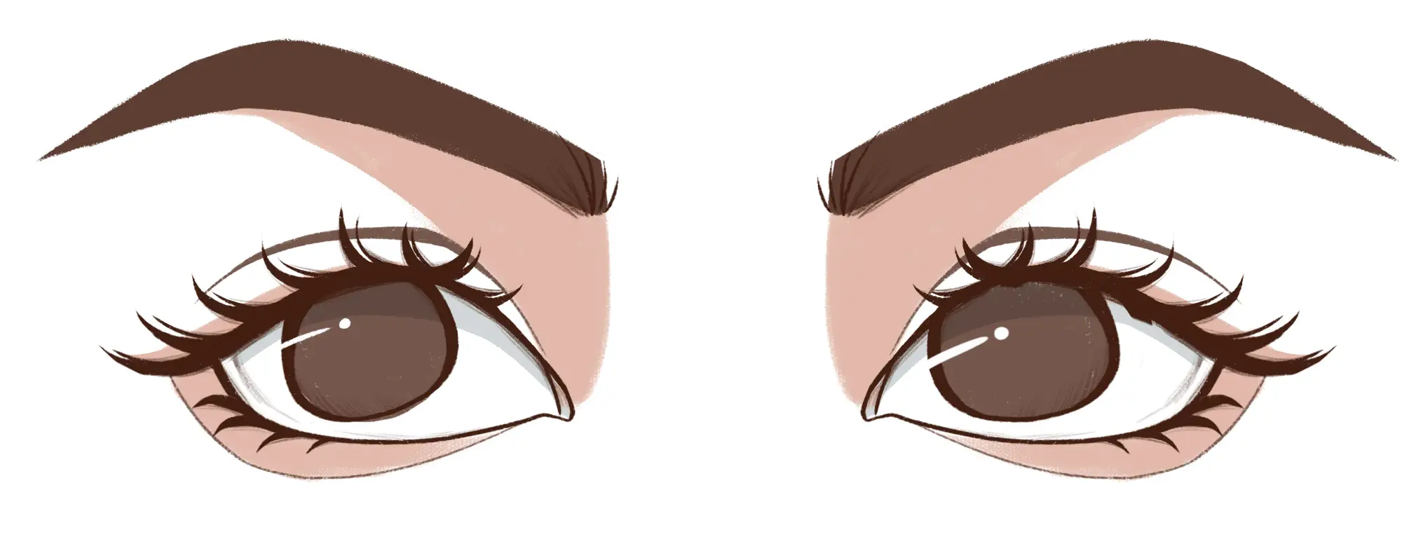 deep set eyes
